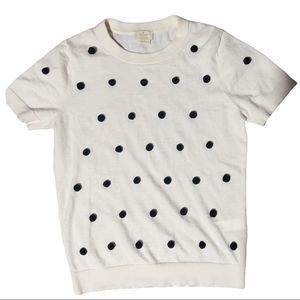 Kate Spade “Spice Things Up” Pom Sweater